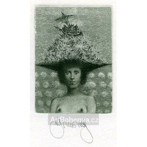 Dáma v klobouku VII - Lady with a Hat VII - PF´82 Brunovský, opus 492 (Editio 13
