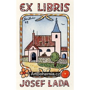 Hrusický kostelík (EXL Josef Lada)