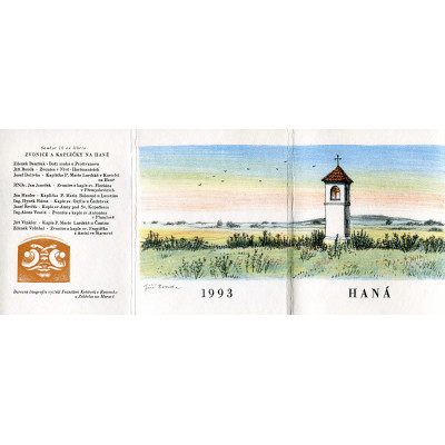 Haná - Zvonice a  kapličky - soubor deseti grafik