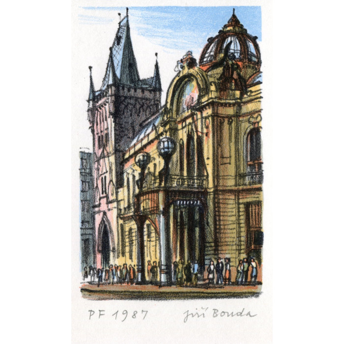 Obecní dům v Praze - PF 1987 Jiří Bouda