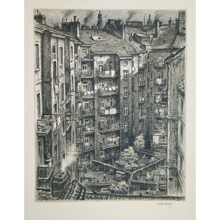 Pražské dvorky na jaře