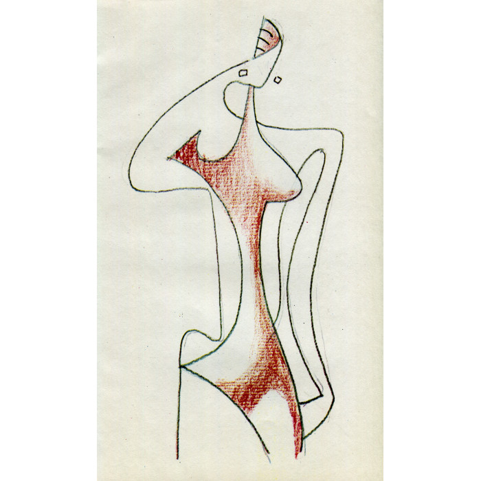 Akt s drapérií (1933)