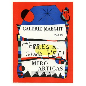 Terres de Grand Feu - Galerie Maeght, 1955 (Les Affiches originales)