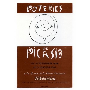 Poteries de Picasso - Maison de la Pensée Francaise, 1948 (Les Affiches original