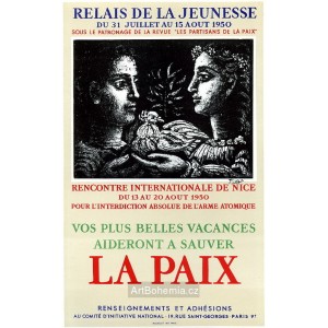 La Paix, Relais de la Jeunesse - Nice, 1950 (Les Affiches originales)