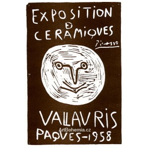 Exposition de céramiques, Vallauris Páques, 1958 (Les Affiches originales)