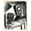Le Hibou a la chaise (Owl with chair) (20.1.1947)