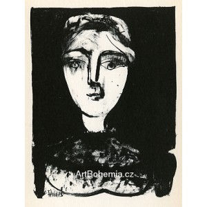 Tête de jeune fille (Head of a young girl) (24.6.1947)
