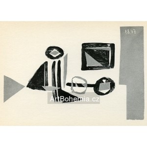 The Glass - Composition du 8 aout 1947 (August 8th composition) (8.8.1947)