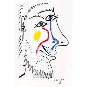 The Cubist Man´s Profile (Le Goût du bonheur)