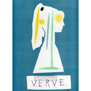 Girl with Ponytail in Profile (blue) (La Comédie Humaine)