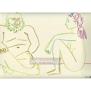 The Old Man and Nude Woman (La Comédie Humaine)