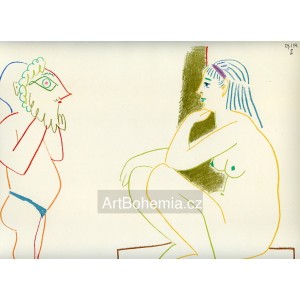 The Model and Masked Dwarf (La Comédie Humaine)