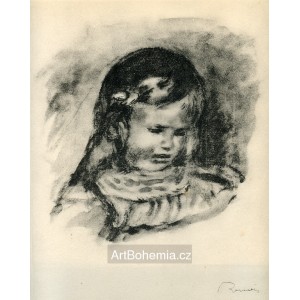 Claude Renoir la t&ecirc;te baissée (1904)