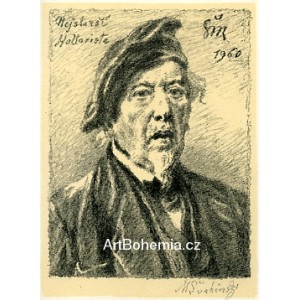 Nejstarší Hollarista (Autoportrét), opus 819