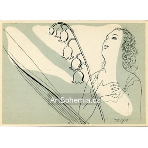 Dívka se sněženkami