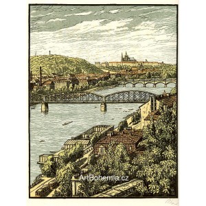 Praha - pohled z Vyšehradu