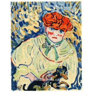 Femme au chien - Woman with a Dog (1906)