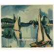 Voiliers sur la Seine - Sailing Boats on the Seine (1908)