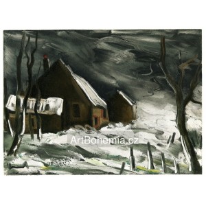 La Maladrerie sous la neige - La Maladrerie under Snow (1956)