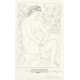 Femme nue assise devant un rideau (Suite Vollard) (1931), opus B.137
