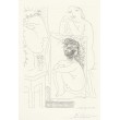 Modèle accoude sur un tableau (Suite Vollard) (1933), opus B.151