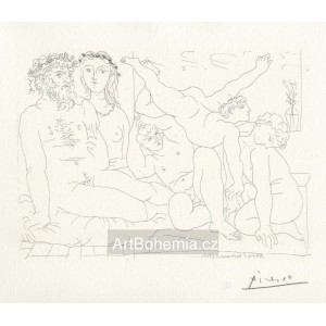 Famille de saltimbanques (Suite Vollard) (1933), opus B.163