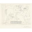 Le Repos du sculpteur devant un centaure et une femme (Vollard) (1933), o. B.167