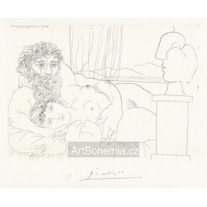 Le Repos du sculpteur I (Suite Vollard) (1933), opus B.171