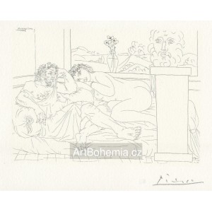 Le Repos du sculpteur IV (Suite Vollard) (1933), opus B.174