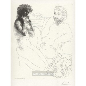 Sculpteur et modèle agenouillé (Suite Vollard) (1933), opus B.178