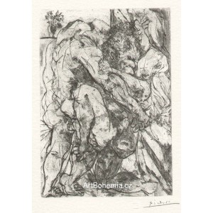 Le Viol sous la fenetre (Suite Vollard) (1933), opus B.183