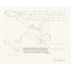 Minotaure mourant (Suite Vollard) (1933), opus B.198