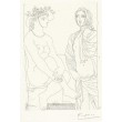 Femme assise au chapeau et femme debout drapée (Vollard) (1934), opus B.210