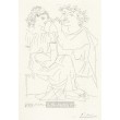 Flutiste et jeune fille au tambourin (Suite Vollard) (1934), opus B.213