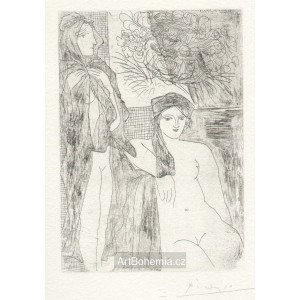 Rembrandt et deux femmes (Suite Vollard) (1934), opus B.215